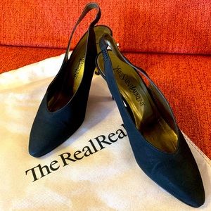 YVES SAINT LAURENT Slingback Heels